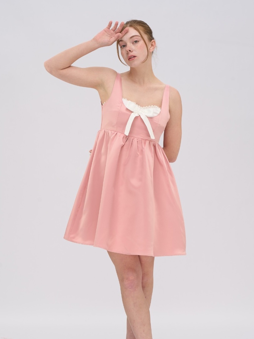 Sugar Bow Babydoll Mini Dress